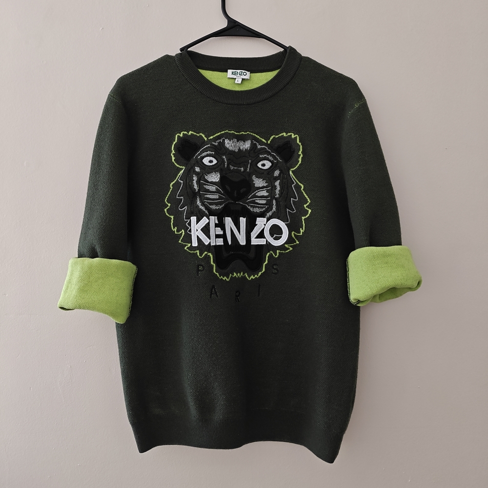 Kenzo Green Tiger Sweatshirt